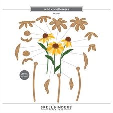 Simon Hurley by Spellbinders Dies - Cascading Coneflowers